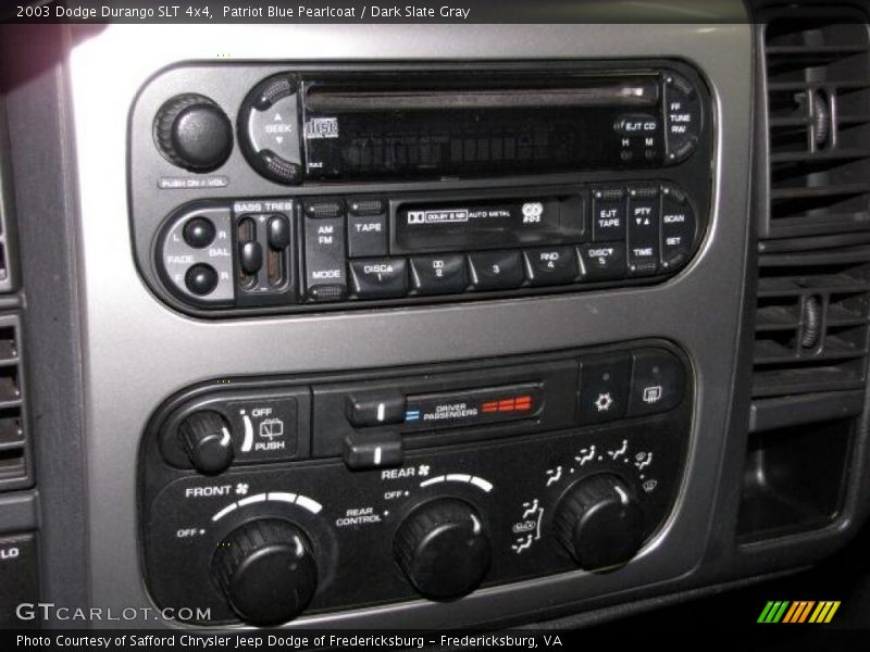 Patriot Blue Pearlcoat / Dark Slate Gray 2003 Dodge Durango SLT 4x4