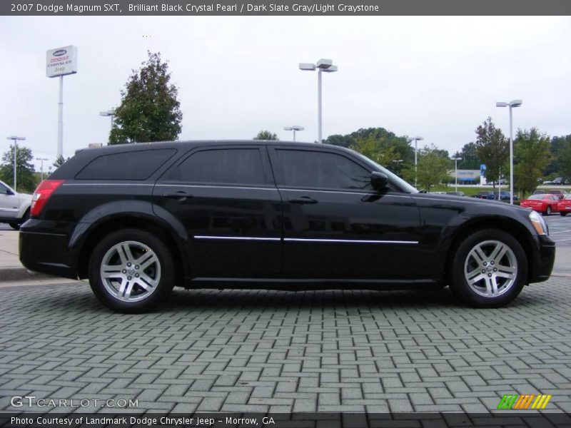 Brilliant Black Crystal Pearl / Dark Slate Gray/Light Graystone 2007 Dodge Magnum SXT