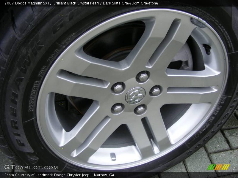 Brilliant Black Crystal Pearl / Dark Slate Gray/Light Graystone 2007 Dodge Magnum SXT