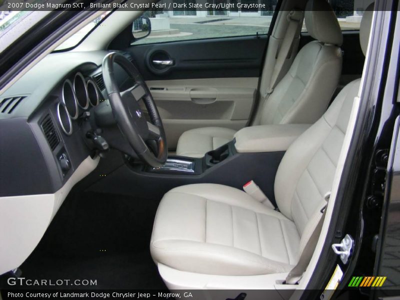Brilliant Black Crystal Pearl / Dark Slate Gray/Light Graystone 2007 Dodge Magnum SXT