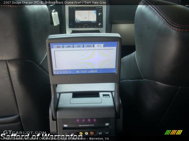 Brilliant Black Crystal Pearl / Dark Slate Gray 2007 Dodge Charger SRT-8