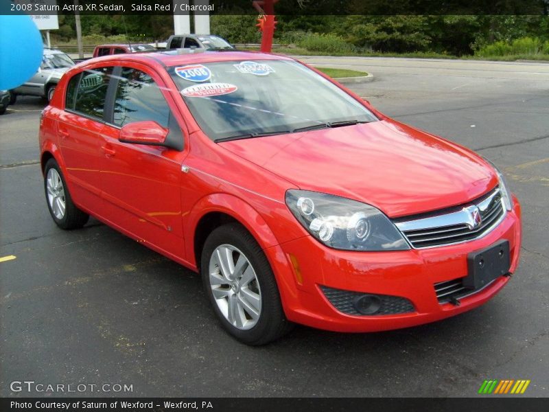 Salsa Red / Charcoal 2008 Saturn Astra XR Sedan