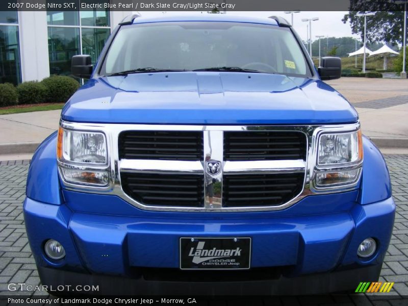 Electric Blue Pearl / Dark Slate Gray/Light Slate Gray 2007 Dodge Nitro SXT