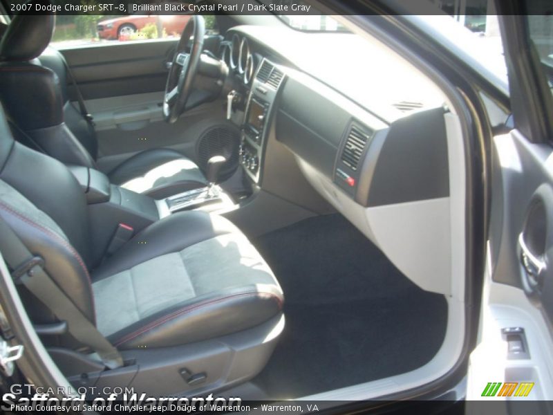 Brilliant Black Crystal Pearl / Dark Slate Gray 2007 Dodge Charger SRT-8