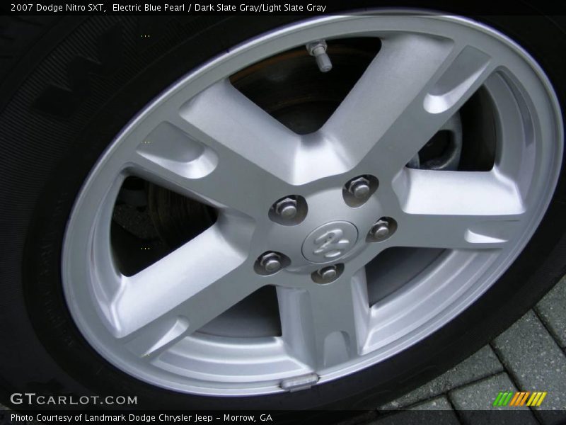 Electric Blue Pearl / Dark Slate Gray/Light Slate Gray 2007 Dodge Nitro SXT