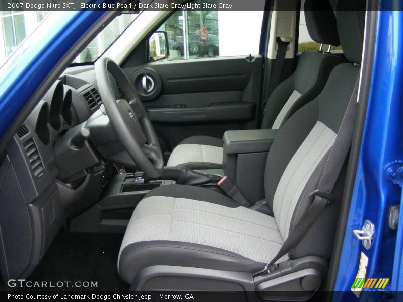 Electric Blue Pearl / Dark Slate Gray/Light Slate Gray 2007 Dodge Nitro SXT