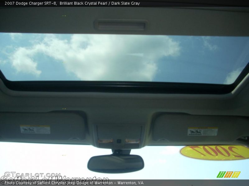 Brilliant Black Crystal Pearl / Dark Slate Gray 2007 Dodge Charger SRT-8