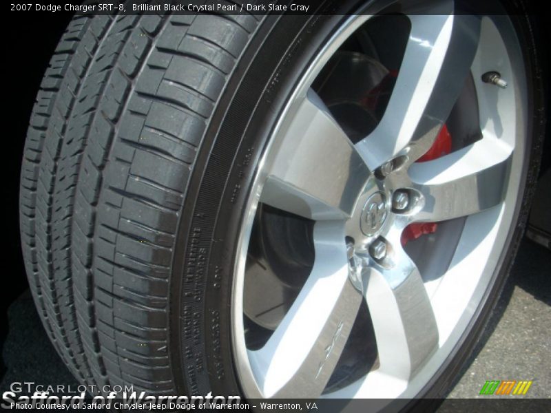 Brilliant Black Crystal Pearl / Dark Slate Gray 2007 Dodge Charger SRT-8