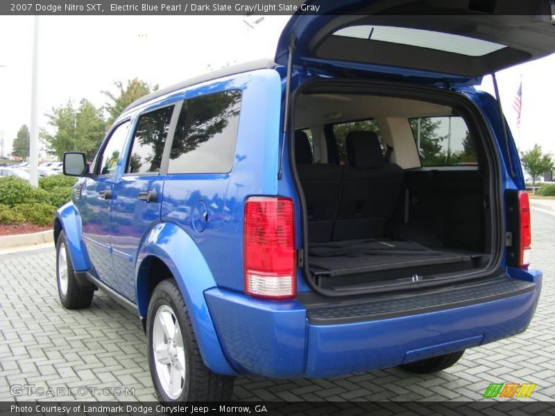 Electric Blue Pearl / Dark Slate Gray/Light Slate Gray 2007 Dodge Nitro SXT