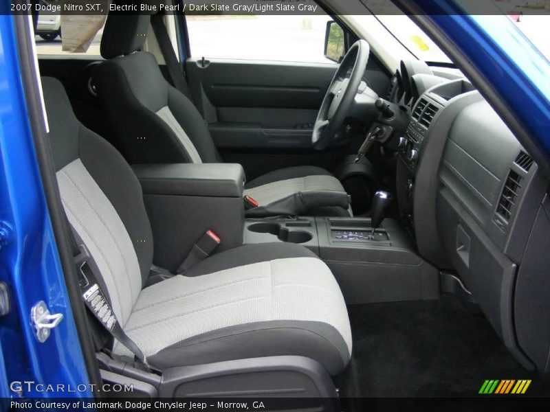 Electric Blue Pearl / Dark Slate Gray/Light Slate Gray 2007 Dodge Nitro SXT