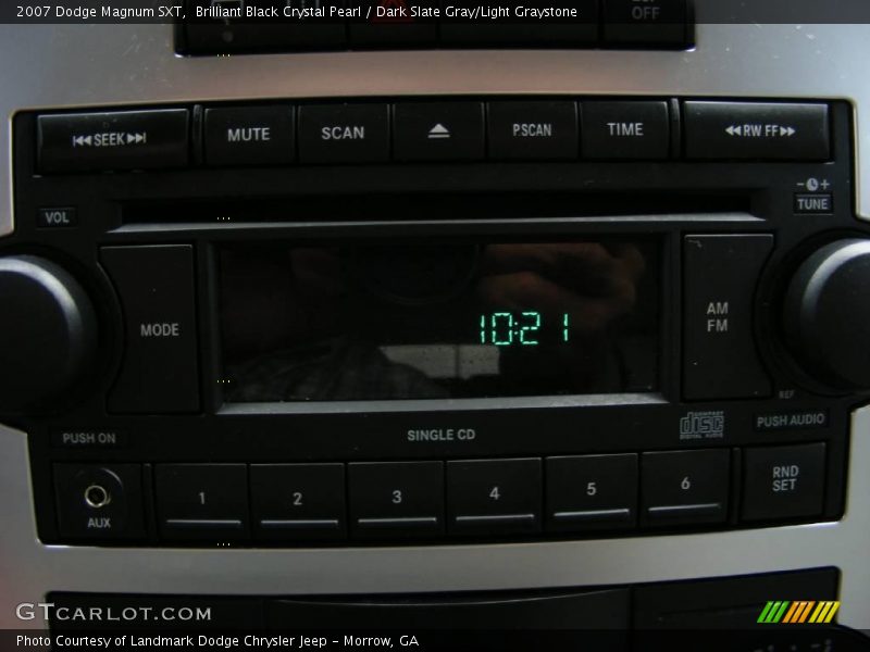 Brilliant Black Crystal Pearl / Dark Slate Gray/Light Graystone 2007 Dodge Magnum SXT