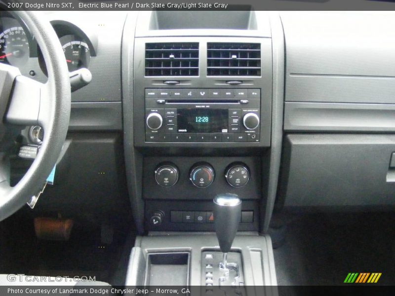 Electric Blue Pearl / Dark Slate Gray/Light Slate Gray 2007 Dodge Nitro SXT