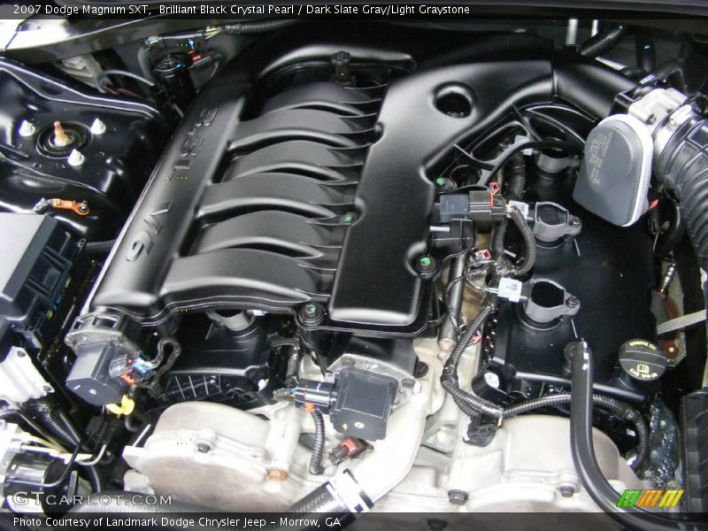Brilliant Black Crystal Pearl / Dark Slate Gray/Light Graystone 2007 Dodge Magnum SXT