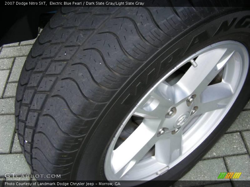 Electric Blue Pearl / Dark Slate Gray/Light Slate Gray 2007 Dodge Nitro SXT