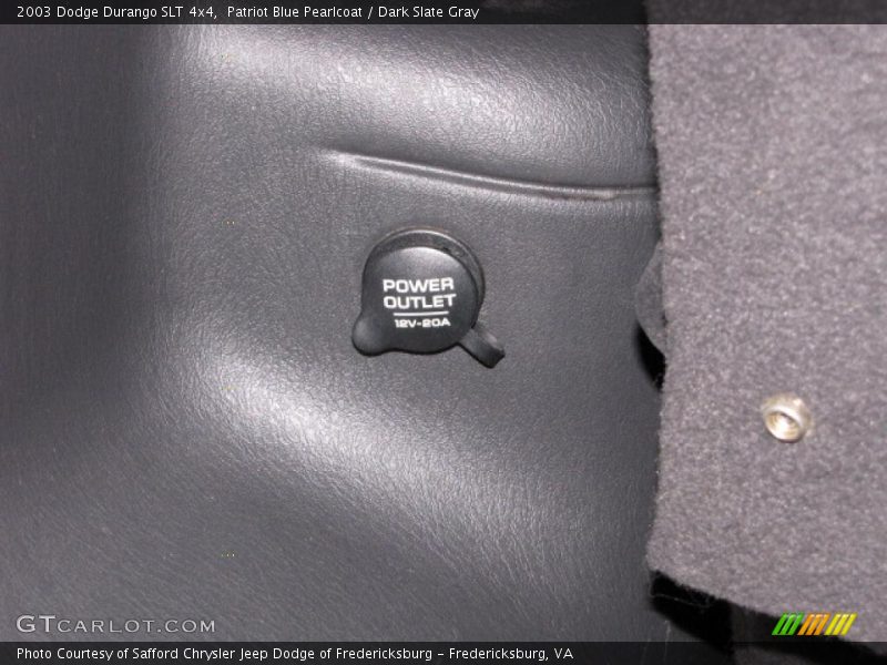 Patriot Blue Pearlcoat / Dark Slate Gray 2003 Dodge Durango SLT 4x4