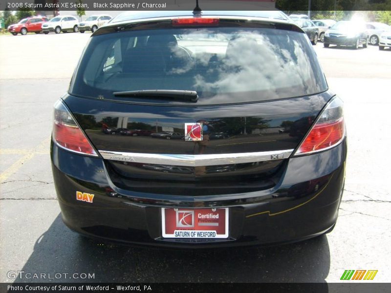 Black Sapphire / Charcoal 2008 Saturn Astra XE Sedan