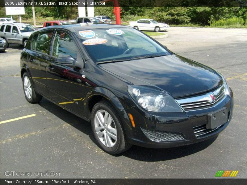 Black Sapphire / Charcoal 2008 Saturn Astra XE Sedan