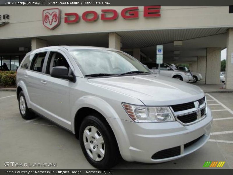 Silver Steel Metallic / Dark Slate Gray 2009 Dodge Journey SE