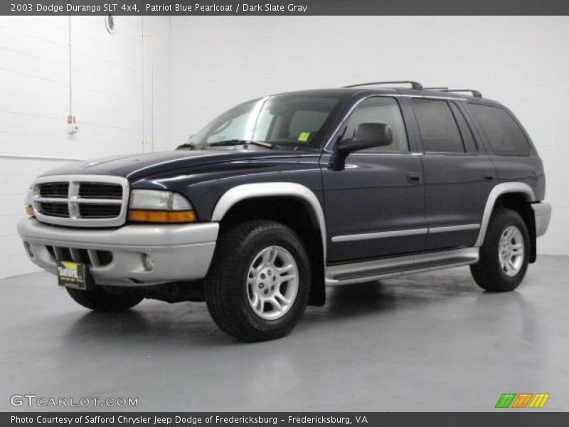 Patriot Blue Pearlcoat / Dark Slate Gray 2003 Dodge Durango SLT 4x4