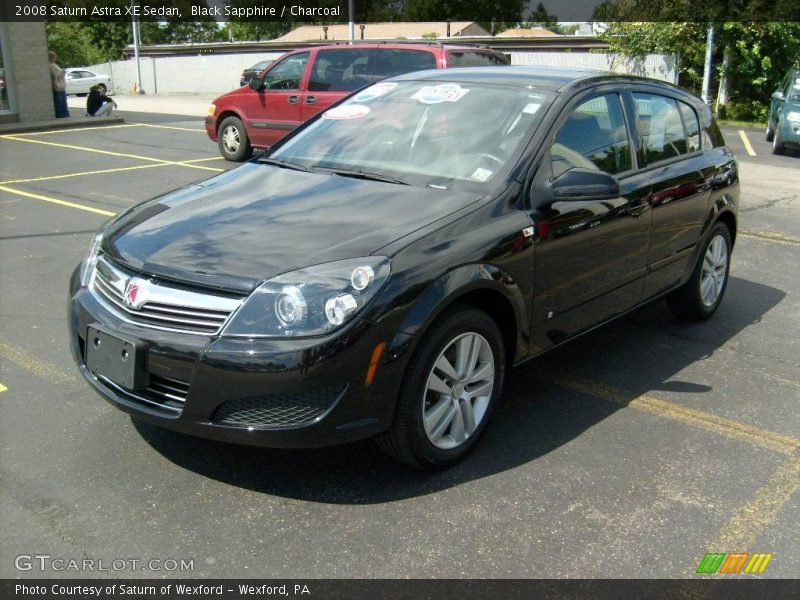 Black Sapphire / Charcoal 2008 Saturn Astra XE Sedan