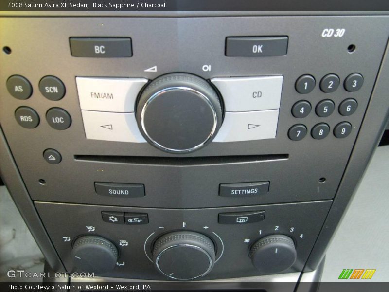 Black Sapphire / Charcoal 2008 Saturn Astra XE Sedan