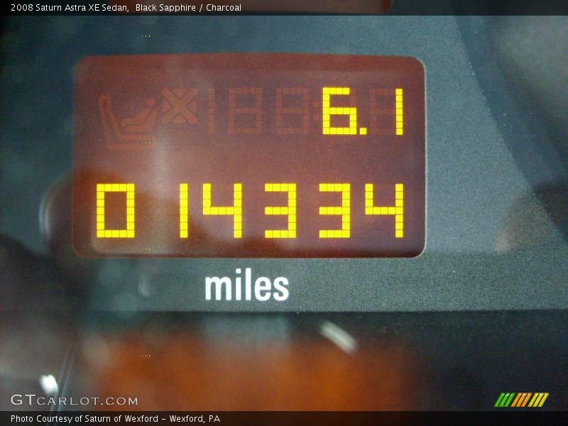 Black Sapphire / Charcoal 2008 Saturn Astra XE Sedan