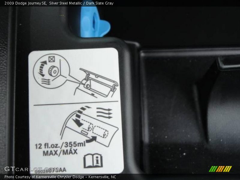 Silver Steel Metallic / Dark Slate Gray 2009 Dodge Journey SE