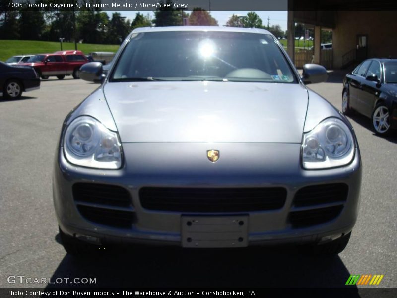 Titanium Metallic / Stone/Steel Grey 2005 Porsche Cayenne S