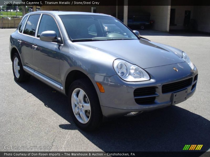 Titanium Metallic / Stone/Steel Grey 2005 Porsche Cayenne S