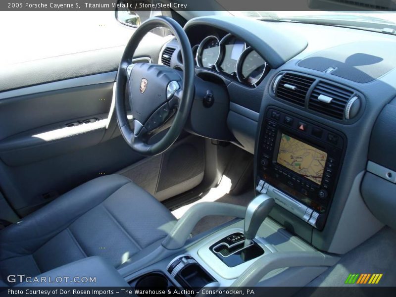 Titanium Metallic / Stone/Steel Grey 2005 Porsche Cayenne S
