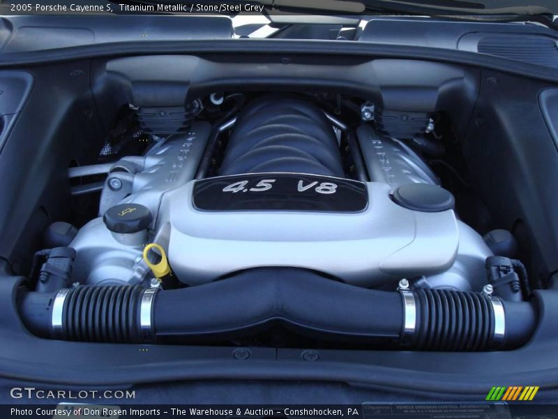 Titanium Metallic / Stone/Steel Grey 2005 Porsche Cayenne S