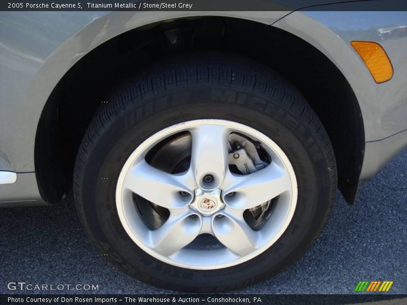 Titanium Metallic / Stone/Steel Grey 2005 Porsche Cayenne S