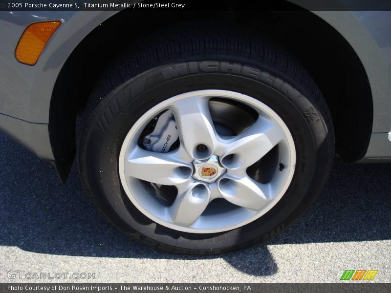 Titanium Metallic / Stone/Steel Grey 2005 Porsche Cayenne S