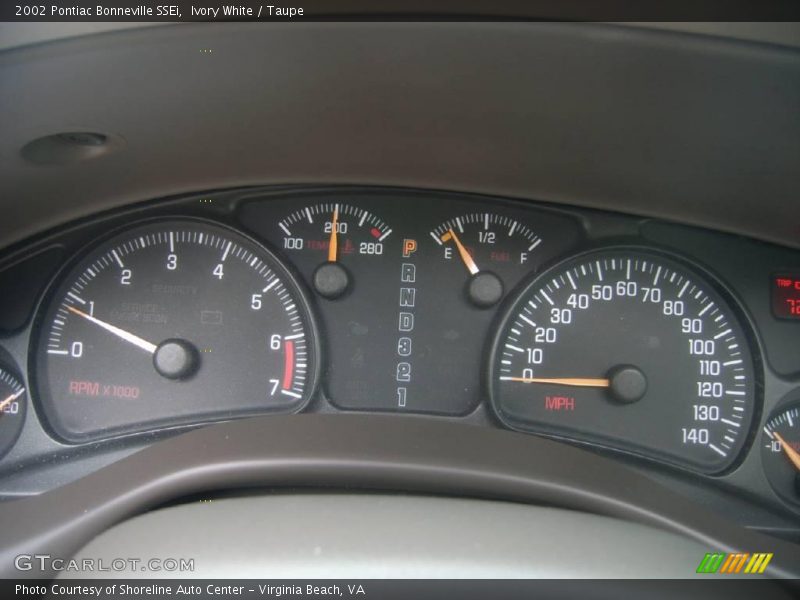 Ivory White / Taupe 2002 Pontiac Bonneville SSEi