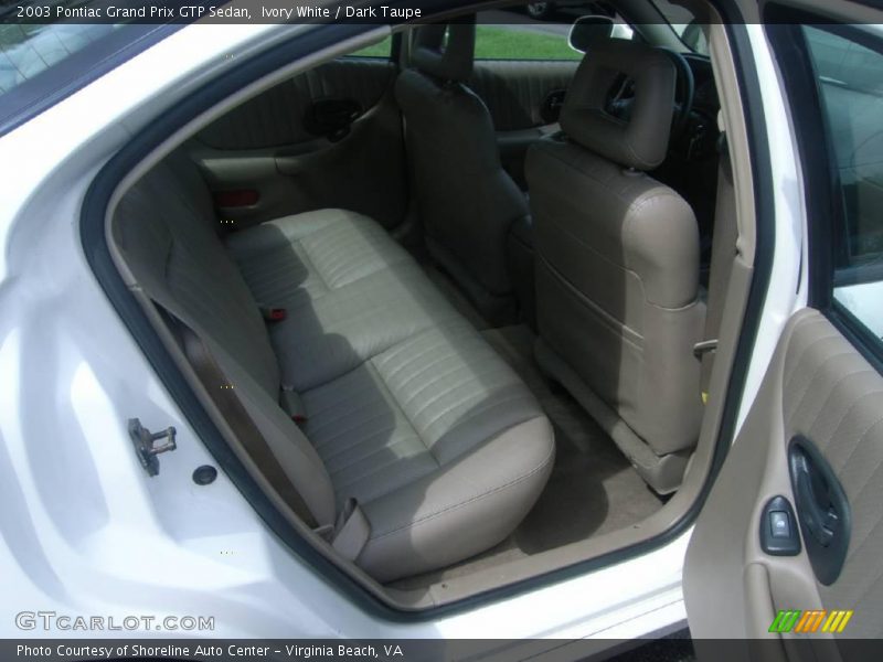Ivory White / Dark Taupe 2003 Pontiac Grand Prix GTP Sedan