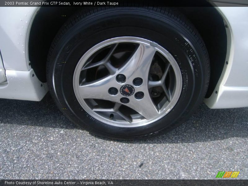 Ivory White / Dark Taupe 2003 Pontiac Grand Prix GTP Sedan