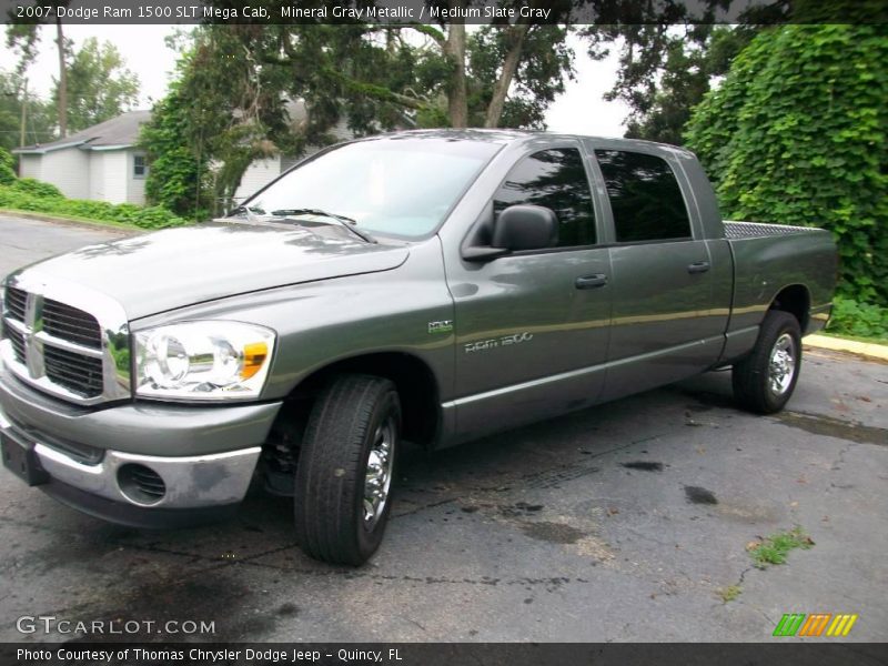 Mineral Gray Metallic / Medium Slate Gray 2007 Dodge Ram 1500 SLT Mega Cab