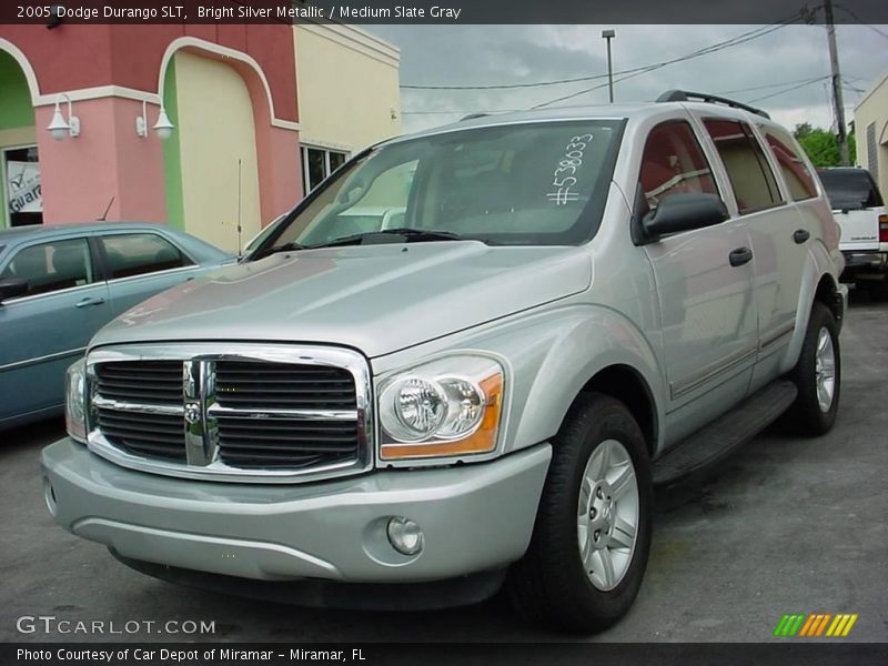 Bright Silver Metallic / Medium Slate Gray 2005 Dodge Durango SLT