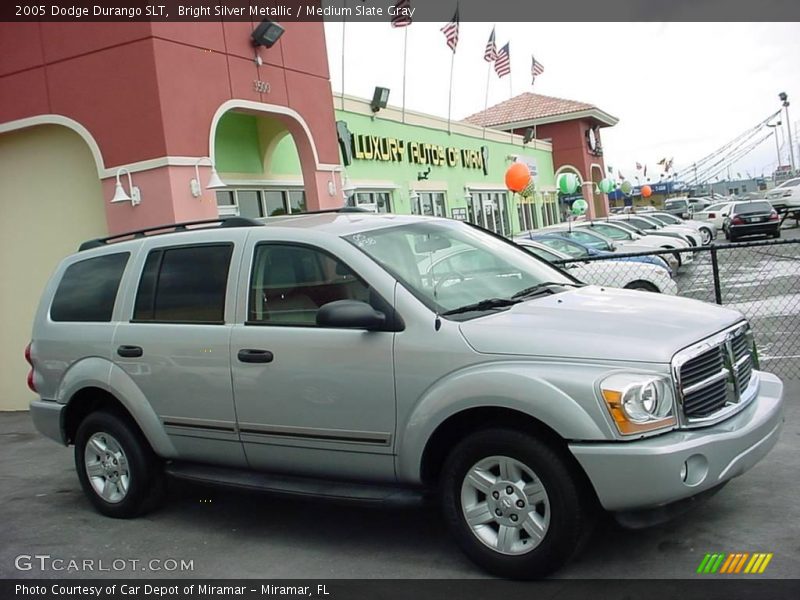 Bright Silver Metallic / Medium Slate Gray 2005 Dodge Durango SLT