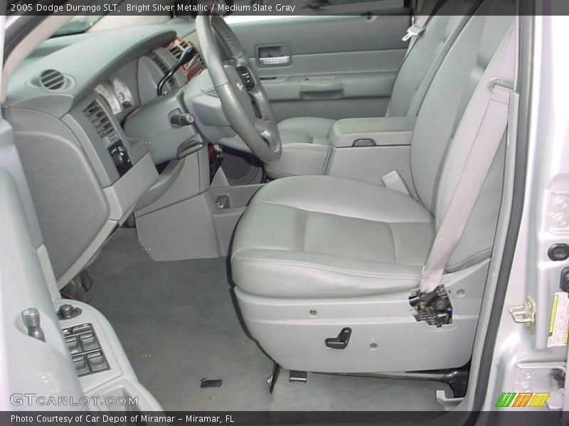 Bright Silver Metallic / Medium Slate Gray 2005 Dodge Durango SLT