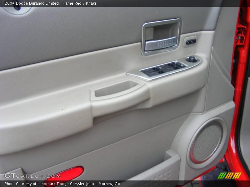 Flame Red / Khaki 2004 Dodge Durango Limited