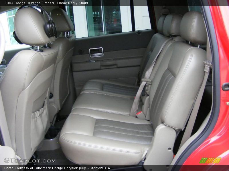 Flame Red / Khaki 2004 Dodge Durango Limited