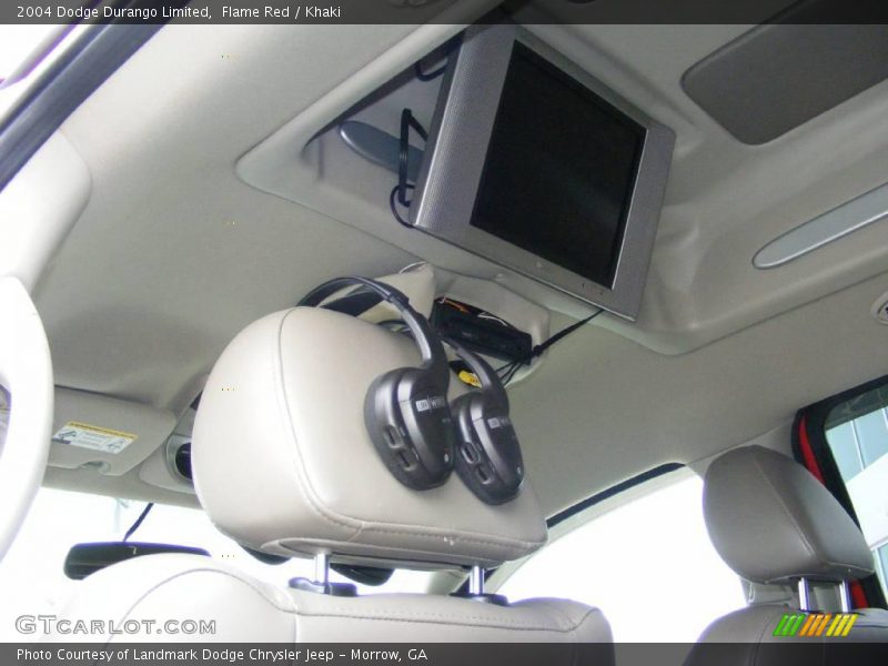 Flame Red / Khaki 2004 Dodge Durango Limited