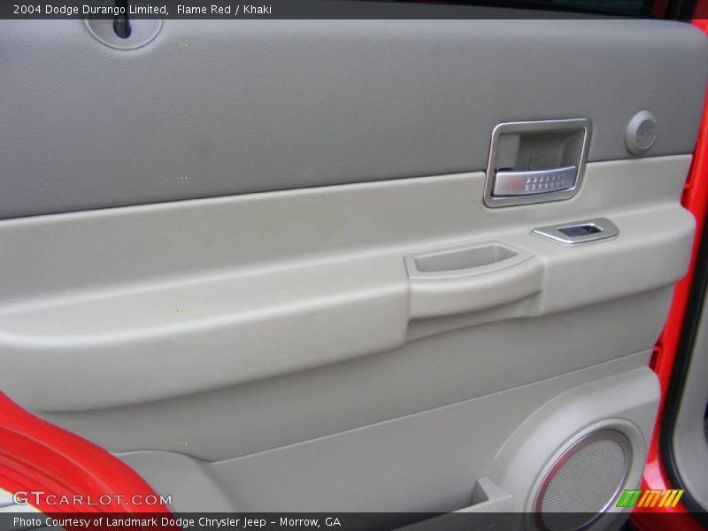 Flame Red / Khaki 2004 Dodge Durango Limited