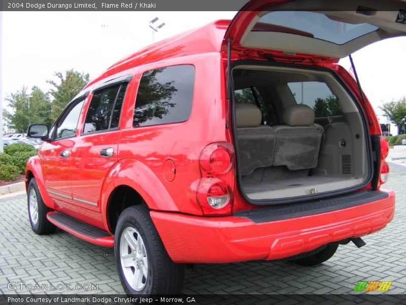 Flame Red / Khaki 2004 Dodge Durango Limited