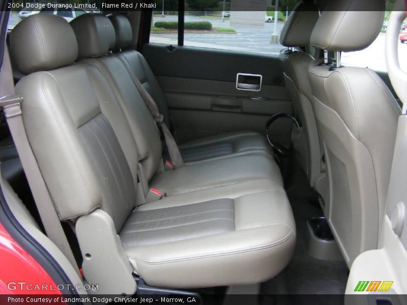 Flame Red / Khaki 2004 Dodge Durango Limited