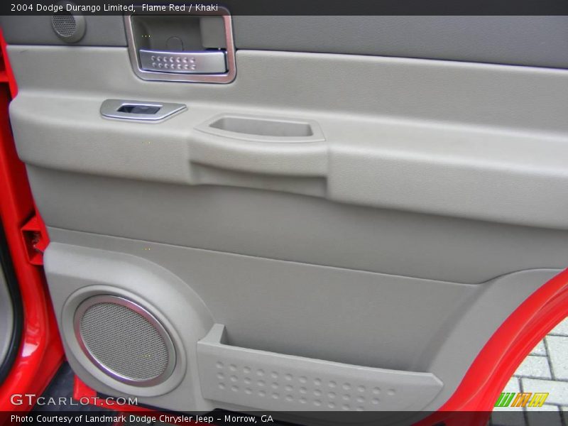 Flame Red / Khaki 2004 Dodge Durango Limited