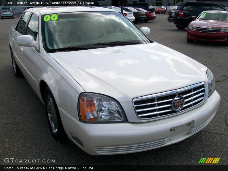 White Diamond / Oatmeal 2000 Cadillac DeVille DHS