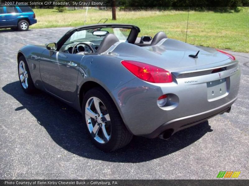 Sly Gray / Ebony 2007 Pontiac Solstice GXP Roadster