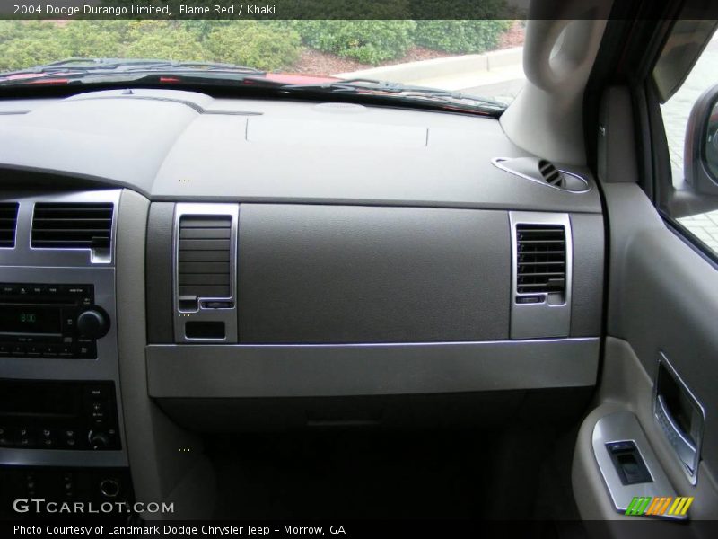 Flame Red / Khaki 2004 Dodge Durango Limited
